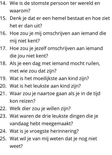 goede vragen om iemand te leren kennen|50 Vragen om Iemand te Leren Kennen – Robert van der Wolk